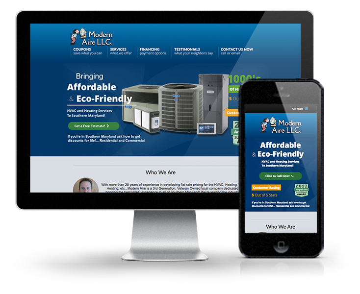 HVAC SEO Client - Mechanicsville, MD